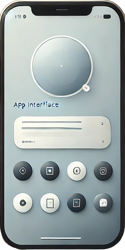 Telemóvel com aplicação